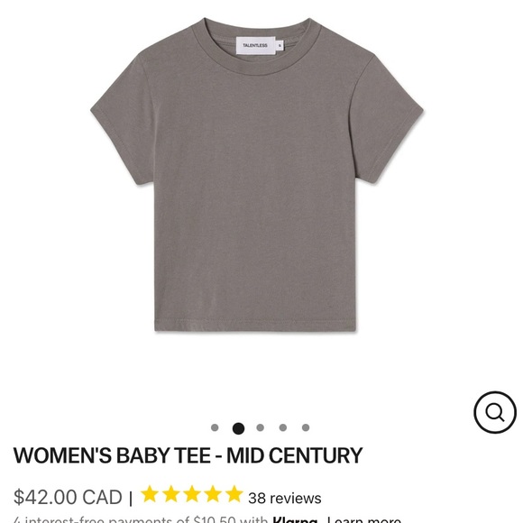 Mid Century Baby Tee - Picture 4 of 6